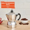 image:imageImusa 3 Cup Stovetop Espresso Maker with Heart Shaped Knob SilverEpic