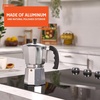 image:imageImusa 3 Cup Stovetop Espresso Maker with Heart Shaped Knob SilverSilver