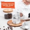 image:imageImusa 3 Cup Stovetop Espresso Maker with Heart Shaped Knob SilverSilver