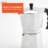 image:imageImusa 3 Cup Stovetop Espresso Maker with Heart Shaped Knob SilverSilver