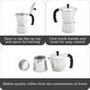image:imageImusa 3 Cup Stovetop Espresso Maker with Heart Shaped Knob SilverSilver