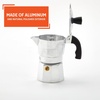 image:imageImusa 3 Cup Stovetop Espresso Maker with Heart Shaped Knob SilverSilver