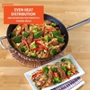 image:imageImusa LCI19008 USA 14 Light Cast Iron Wok Preseasoned NonStick with Stainless Steel Handles Cookware Black