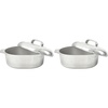 image:imageIMUSA 11in H Cajun Cast Aluminum Oval Roaster with Lid13 Inch Pack of 2