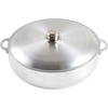 image:imageIMUSA Traditional Polished Aluminum Caldero Dutch Oven with Lid 69 Quarts Polished AluminiumPolished