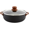 image:imageIMUSA USA Black 44Qt Stone Caldero with Woodlook Handles and Knob 44 Quart69 Quart