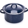 image:imageIMUSA USA C206661062810W Speckled Enamel Stock Pot with Lid 4 Quart Blue4 Quarts