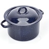image:imageIMUSA USA C206661062810W Speckled Enamel Stock Pot with Lid 4 Quart Blue6 Quarts