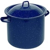 image:imageIMUSA USA C206661062810W Speckled Enamel Stock Pot with Lid 4 Quart Blue78 Quarts