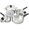 image:imageIMUSA USA Heavy Duty 13Piece Cast Aluminum Cajun Cookware Set Silver8 Piece