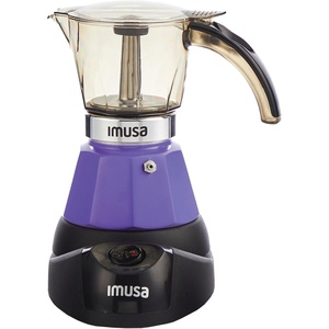 image:imageIMUSA 3 or 2cup Electric Espresso Maker PurplePurple