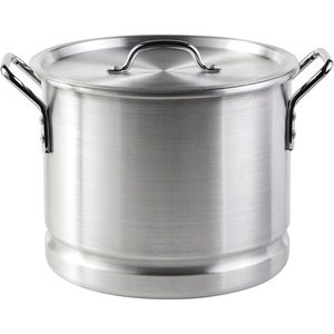 image:imageIMUSA Big 40 Qt Tamale Steamer Vaporera Stock Pot Aluminum Tamalera 10 Gallons24 Quarts