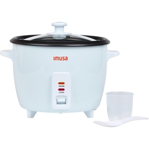 image:imageIMUSA Electric Rice Cooker 16 Cup Cooked 8 Cup Uncooked  Ceramic Nonstick Pot Multi Cooker for Rice Quinoa Oatmeal Stew  Keep Warm Function  Compact for Kitchen Dorm RV