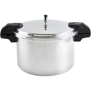 image:imageIMUSA USA A41780807 16Qt Jumbo Stovetop Pressure Cooker with Regulator and Side Handles Silver16 Quarts