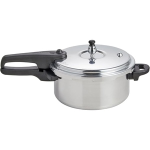 image:imageIMUSA USA A41780807 16Qt Jumbo Stovetop Pressure Cooker with Regulator and Side Handles Silver42 Quarts