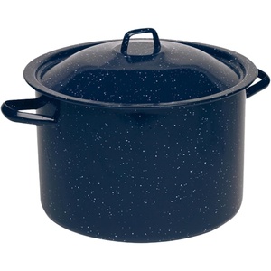 image:imageIMUSA USA Enamel Steamer Pot 16Quart Blue16 Quarts