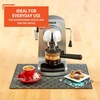 image:imageIMUSA 4cup Electric Bistro Espresso Cappuccino Maker SilverBistro