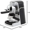 image:imageIMUSA 4cup Electric Bistro Espresso Cappuccino Maker SilverBistro
