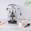 image:imageIMUSA 4cup Electric Bistro Espresso Cappuccino Maker SilverBistro