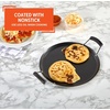 image:imageIMUSA USA IMU52015 Carbon Steel Oval Shaped ComalGriddle 17Inch BlackBakelite Handles
