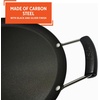 image:imageIMUSA USA IMU52015 Carbon Steel Oval Shaped ComalGriddle 17Inch BlackBakelite Handles