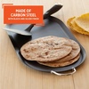 image:imageIMUSA USA IMU52015 Carbon Steel Oval Shaped ComalGriddle 17Inch BlackMetal Handles