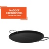 image:imageIMUSA USA IMU52015 Carbon Steel Oval Shaped ComalGriddle 17Inch BlackMetal Handles
