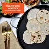 image:imageIMUSA USA IMU52015 Carbon Steel Oval Shaped ComalGriddle 17Inch BlackMetal Handles