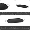 image:imageIMUSA USA IMU52015 Carbon Steel Oval Shaped ComalGriddle 17Inch BlackMetal Handles