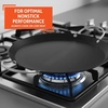 image:imageIMUSA USA IMU52015 Carbon Steel Oval Shaped ComalGriddle 17Inch BlackMetal Handles