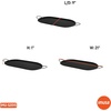 image:imageIMUSA USA IMU52015 Carbon Steel Oval Shaped ComalGriddle 17Inch BlackMetal Handles