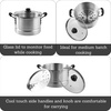 image:imageIMUSA USA MEXICANA410 Aluminum Steamer with Glass Lid 10Quart Silver 10Qt10Qt