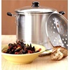 image:imageIMUSA USA MEXICANA410 Aluminum Steamer with Glass Lid 10Quart Silver 10Qt12 Quart