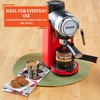 image:imageImusa 4 Cup Epic Electric EspressoCappuccino Maker Cafe Cubano Cortadito Colada Cafe con Leche BlackRed