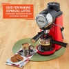 image:imageImusa 4 Cup Epic Electric EspressoCappuccino Maker Cafe Cubano Cortadito Colada Cafe con Leche BlackRed