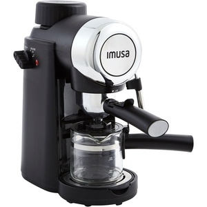 image:imageImusa 4 Cup Epic Electric EspressoCappuccino Maker Cafe Cubano Cortadito Colada Cafe con Leche BlackBlack